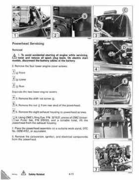 1993 Johnson Evinrude "ET" 40 thru 55 Service Repair Manual, P/N 508283, Page 155