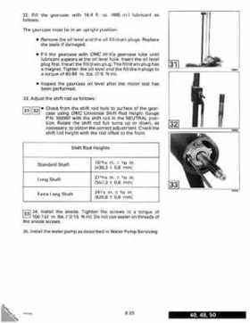 1993 Johnson Evinrude "ET" 40 thru 55 Service Repair Manual, P/N 508283, Page 227