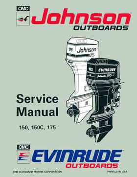 1993 Johnson Evinrude "ET" 60 degrees LV Service Repair Manual, P/N 508286, Page 1