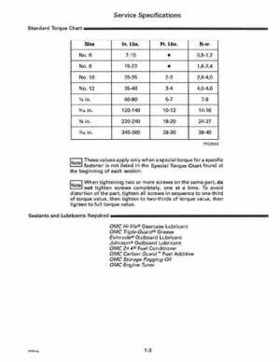 1993 Johnson Evinrude "ET" 60 degrees LV Service Repair Manual, P/N 508286, Page 9