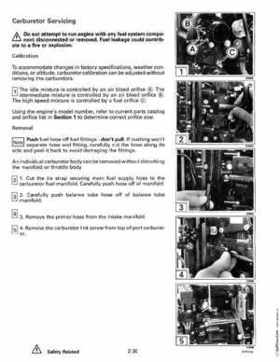 1993 Johnson Evinrude "ET" 60 degrees LV Service Repair Manual, P/N 508286, Page 74
