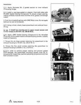 1993 Johnson Evinrude "ET" 60 degrees LV Service Repair Manual, P/N 508286, Page 144