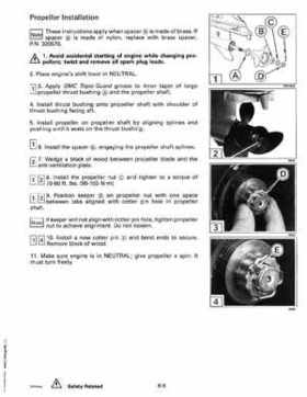 1993 Johnson Evinrude "ET" 60 degrees LV Service Repair Manual, P/N 508286, Page 170
