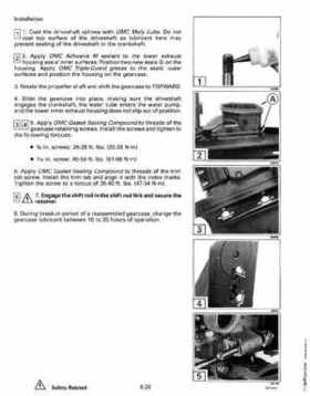 1993 Johnson Evinrude "ET" 60 degrees LV Service Repair Manual, P/N 508286, Page 191