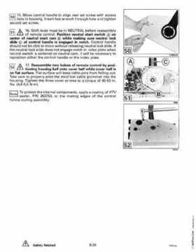 1993 Johnson Evinrude "ET" 60 degrees LV Service Repair Manual, P/N 508286, Page 273
