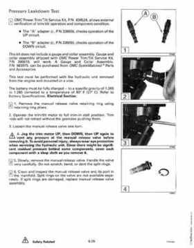 1993 Johnson Evinrude "ET" 60 degrees LV Service Repair Manual, P/N 508286, Page 301