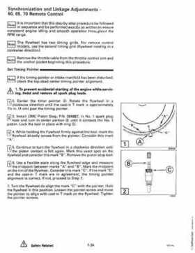 1993 Johnson Evinrude "ET" 60 thru 70 Service Repair Manual, P/N 508284, Page 40