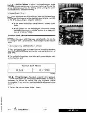 1993 Johnson Evinrude "ET" 60 thru 70 Service Repair Manual, P/N 508284, Page 43