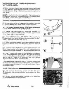 1993 Johnson Evinrude "ET" 60 thru 70 Service Repair Manual, P/N 508284, Page 44