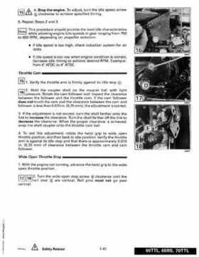 1993 Johnson Evinrude "ET" 60 thru 70 Service Repair Manual, P/N 508284, Page 47