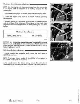 1993 Johnson Evinrude "ET" 60 thru 70 Service Repair Manual, P/N 508284, Page 48