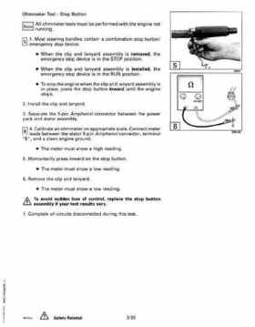 1993 Johnson Evinrude "ET" 60 thru 70 Service Repair Manual, P/N 508284, Page 124