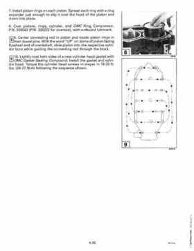 1993 Johnson Evinrude "ET" 60 thru 70 Service Repair Manual, P/N 508284, Page 152