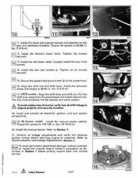 1993 Johnson Evinrude "ET" 60 thru 70 Service Repair Manual, P/N 508284, Page 159