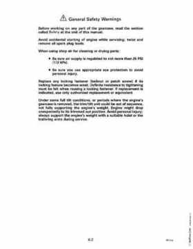 1993 Johnson Evinrude "ET" 60 thru 70 Service Repair Manual, P/N 508284, Page 193