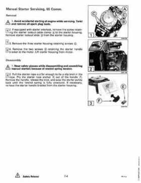 1993 Johnson Evinrude "ET" 60 thru 70 Service Repair Manual, P/N 508284, Page 219