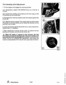 1993 Johnson Evinrude "ET" 60 thru 70 Service Repair Manual, P/N 508284, Page 316