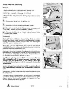 1993 Johnson Evinrude "ET" 60 thru 70 Service Repair Manual, P/N 508284, Page 336