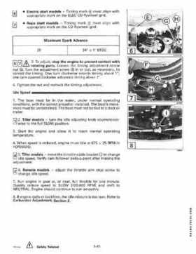 1993 Johnson Evinrude "ET" 9.9 thru 30 Service Repair Manual, P/N 508282, Page 47