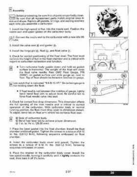 1993 Johnson Evinrude "ET" 9.9 thru 30 Service Repair Manual, P/N 508282, Page 92