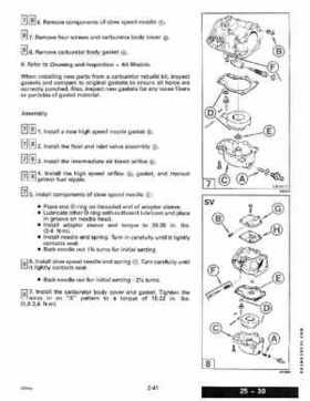 1993 Johnson Evinrude "ET" 9.9 thru 30 Service Repair Manual, P/N 508282, Page 96