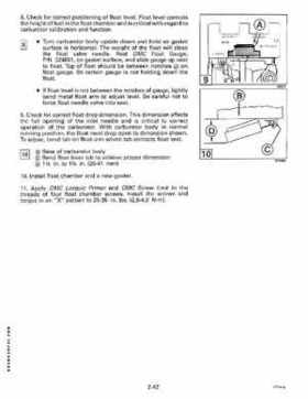 1993 Johnson Evinrude "ET" 9.9 thru 30 Service Repair Manual, P/N 508282, Page 97
