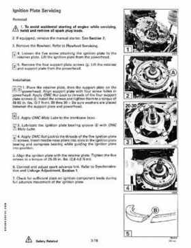 1993 Johnson Evinrude "ET" 9.9 thru 30 Service Repair Manual, P/N 508282, Page 121