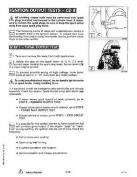 1993 Johnson Evinrude "ET" 9.9 thru 30 Service Repair Manual, P/N 508282, Page 127