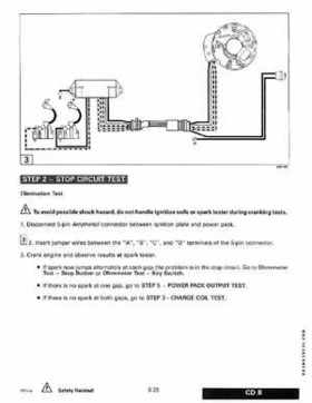 1993 Johnson Evinrude "ET" 9.9 thru 30 Service Repair Manual, P/N 508282, Page 128