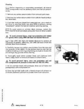 1993 Johnson Evinrude "ET" 9.9 thru 30 Service Repair Manual, P/N 508282, Page 152