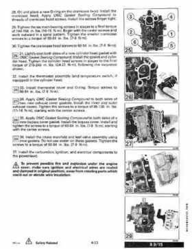 1993 Johnson Evinrude "ET" 9.9 thru 30 Service Repair Manual, P/N 508282, Page 159