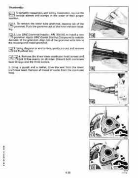 1993 Johnson Evinrude "ET" 9.9 thru 30 Service Repair Manual, P/N 508282, Page 172