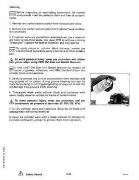 1993 Johnson Evinrude "ET" 9.9 thru 30 Service Repair Manual, P/N 508282, Page 176