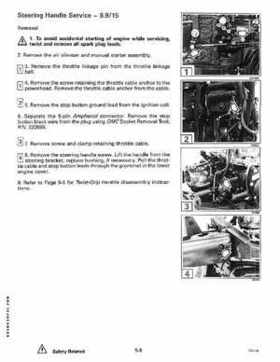 1993 Johnson Evinrude "ET" 9.9 thru 30 Service Repair Manual, P/N 508282, Page 201