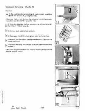 1993 Johnson Evinrude "ET" 9.9 thru 30 Service Repair Manual, P/N 508282, Page 243