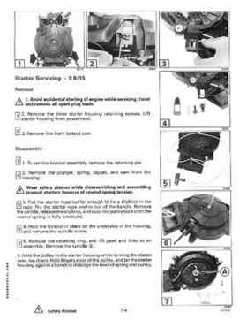 1993 Johnson Evinrude "ET" 9.9 thru 30 Service Repair Manual, P/N 508282, Page 271