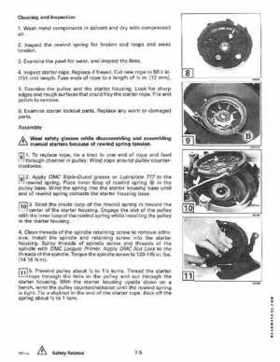1993 Johnson Evinrude "ET" 9.9 thru 30 Service Repair Manual, P/N 508282, Page 272