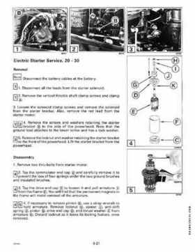 1993 Johnson Evinrude "ET" 9.9 thru 30 Service Repair Manual, P/N 508282, Page 299