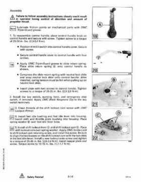 1993 Johnson Evinrude "ET" 9.9 thru 30 Service Repair Manual, P/N 508282, Page 322