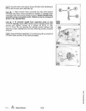 1993 Johnson Evinrude "ET" 9.9 thru 30 Service Repair Manual, P/N 508282, Page 323