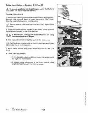 1993 Johnson Evinrude "ET" 9.9 thru 30 Service Repair Manual, P/N 508282, Page 329