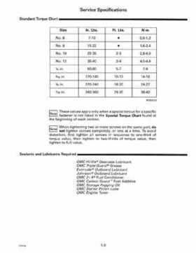 1993 Johnson Evinrude "ET" 90 degrees CV Service Repair Manual, P/N 508285, Page 9