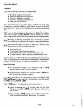 1993 Johnson Evinrude "ET" 90 degrees CV Service Repair Manual, P/N 508285, Page 20