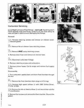 1993 Johnson Evinrude "ET" 90 degrees CV Service Repair Manual, P/N 508285, Page 74