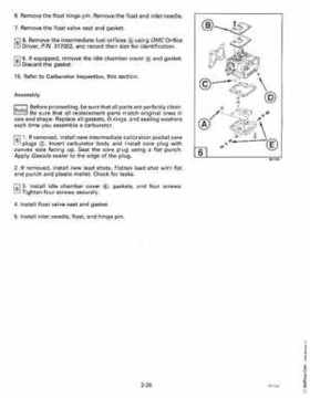 1993 Johnson Evinrude "ET" 90 degrees CV Service Repair Manual, P/N 508285, Page 75
