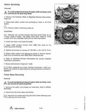 1993 Johnson Evinrude "ET" 90 degrees CV Service Repair Manual, P/N 508285, Page 105