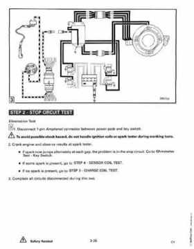 1993 Johnson Evinrude "ET" 90 degrees CV Service Repair Manual, P/N 508285, Page 111