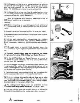 1993 Johnson Evinrude "ET" 90 degrees CV Service Repair Manual, P/N 508285, Page 139