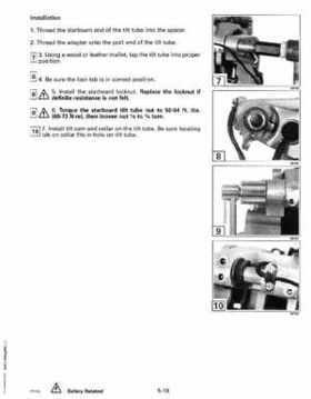 1993 Johnson Evinrude "ET" 90 degrees CV Service Repair Manual, P/N 508285, Page 179
