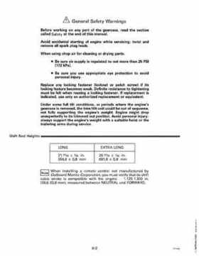 1993 Johnson Evinrude "ET" 90 degrees CV Service Repair Manual, P/N 508285, Page 185